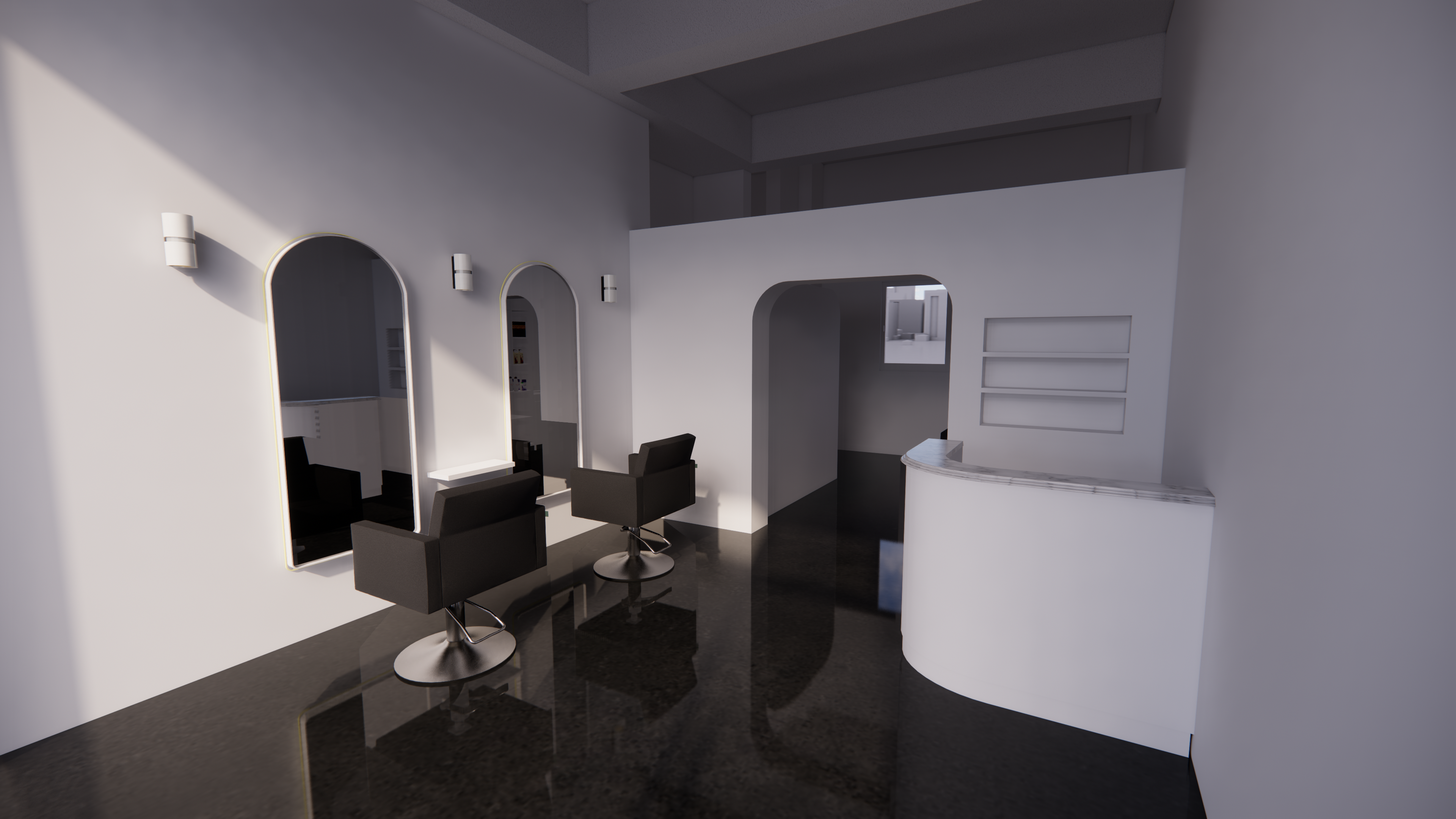 Hair salon 3D