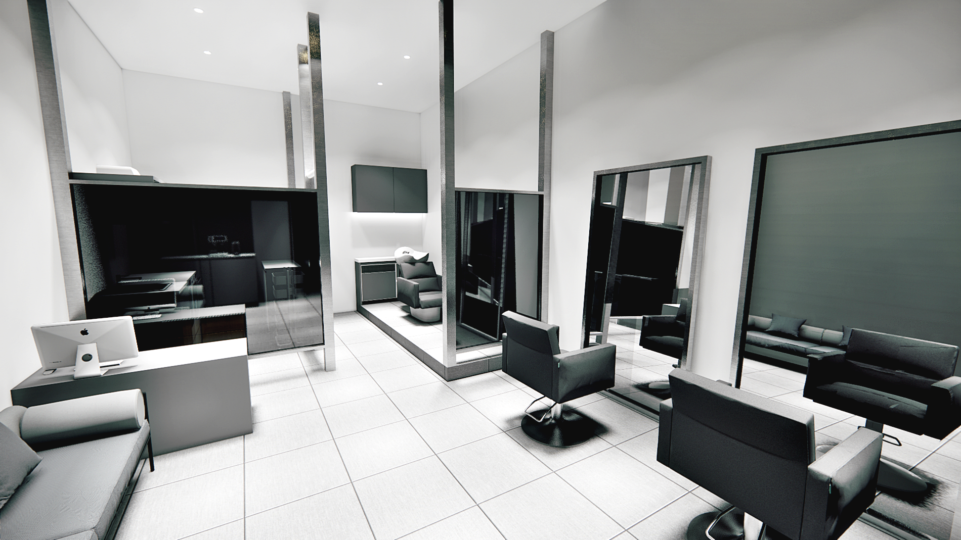 Hair salon 3D