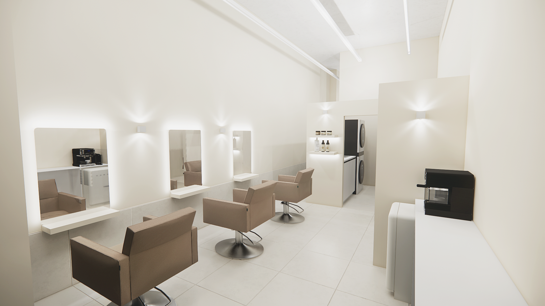 Hair salon 3D